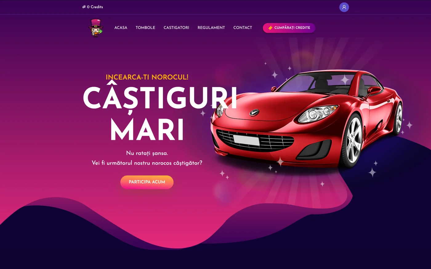 Screenshot: Tombolescu — Web platform